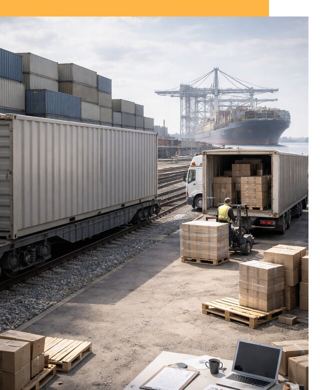 Мультимодальные перевозки грузов по миру от 46337 руб