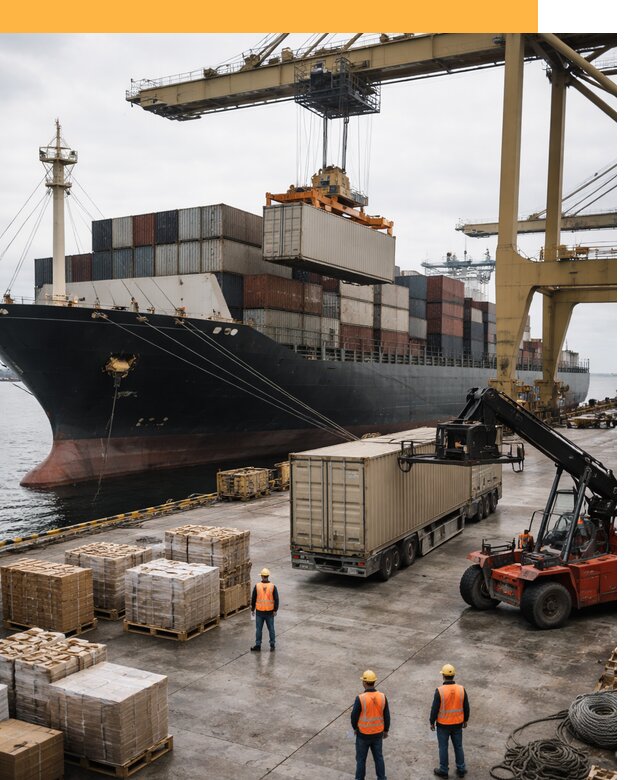 Морские перевозки из Индии: доставка FCL/LCL, таможня от 123564