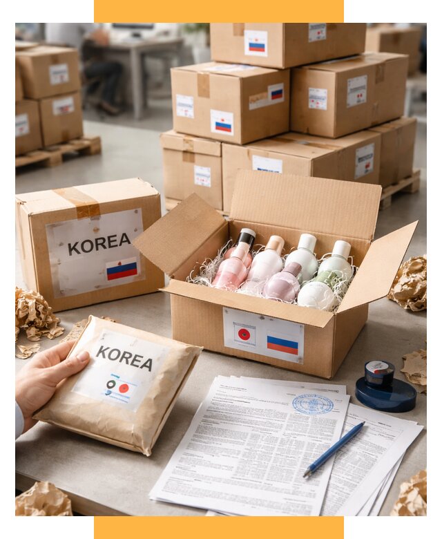 Доставка косметики из Кореи от 8752 р. под ключ | СетСервис-Утк