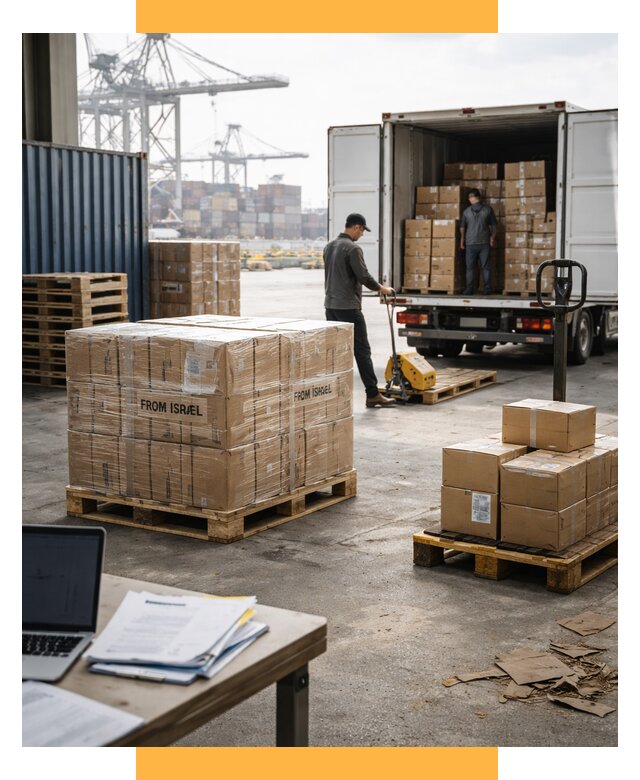 Доставка грузов из Израиля от 15446 р., логистика от СетСервис-Утк