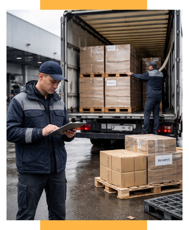 Доставка грузов из Беларуси от 15446 р. логистика СетСервис-Утк