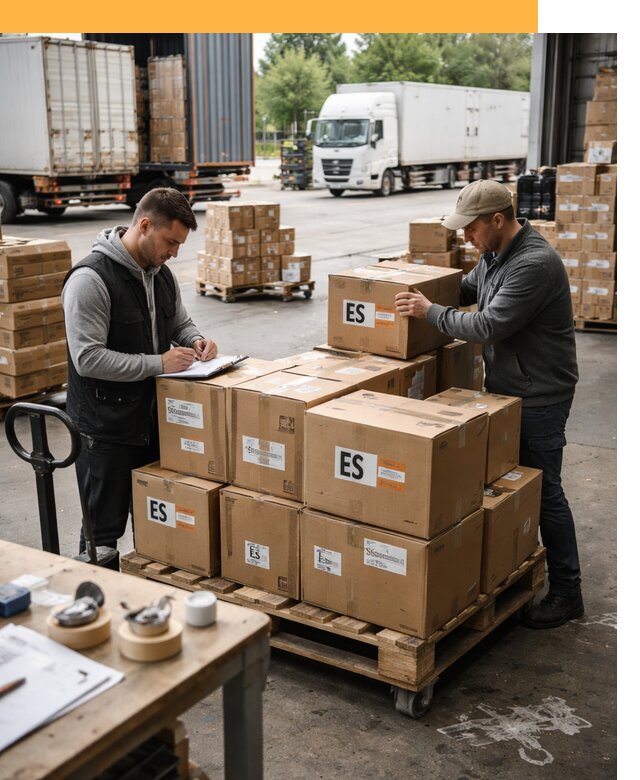 Доставка грузов в Испанию автотранспортом от 36040 руб