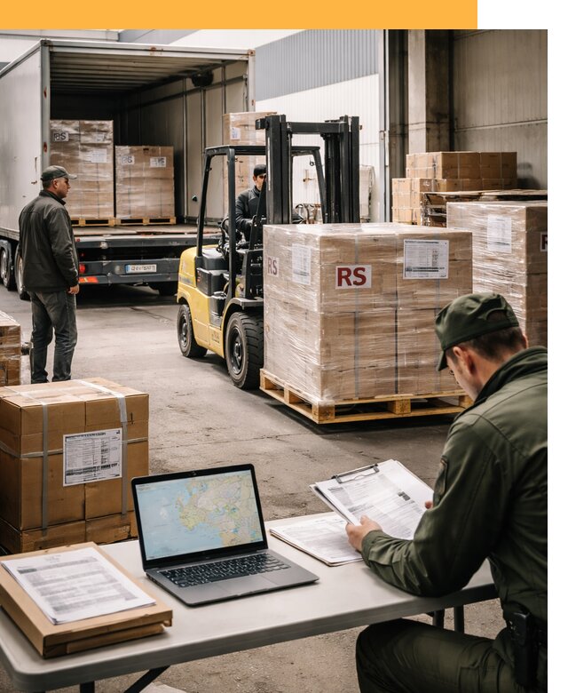 Доставка грузов в Сербию от 46337 руб, международные перевозки