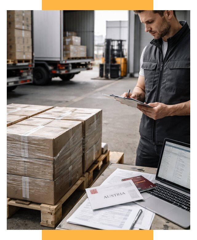 Доставка в Австрию от 66931 р. Логистика и экспорт СетСервис-Утк