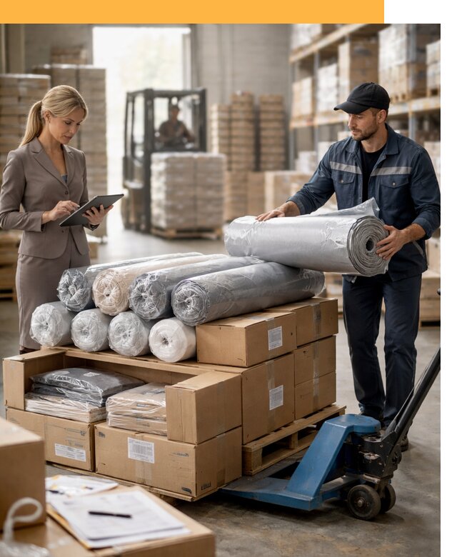 Перевозка текстиля по миру от 15446 руб. с таможней и страхованием