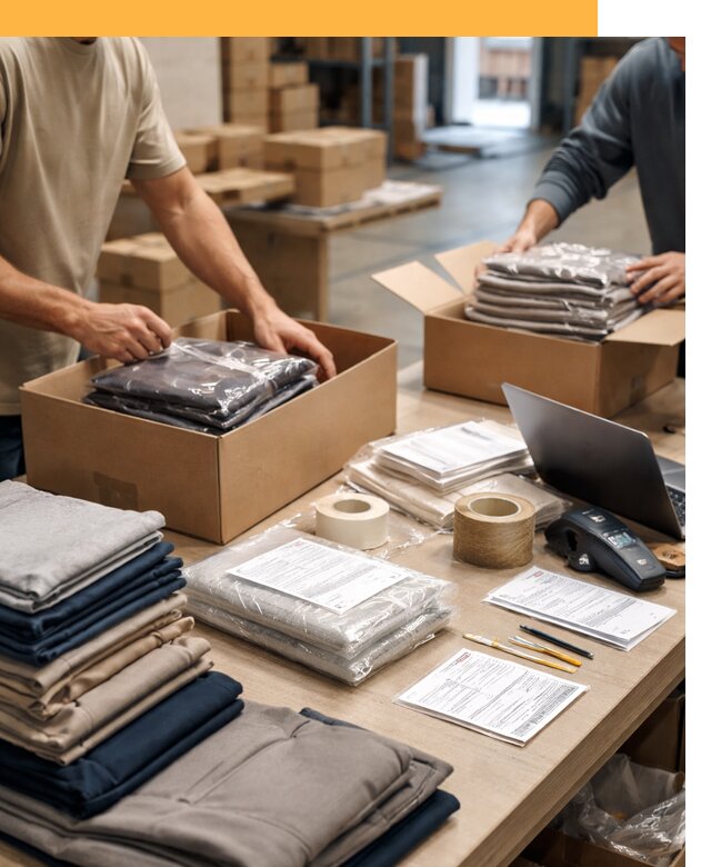 Перевозка одежды по миру от 7723 руб. с таможенным оформлением