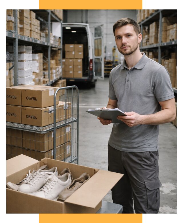 Доставка обуви из Китая и Турции от 4634 р. СетСервис-Утк