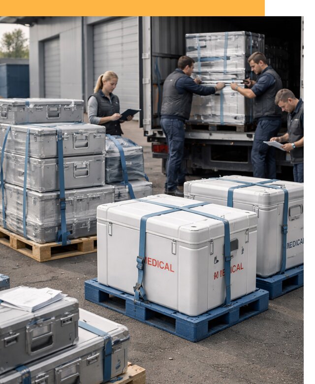 Перевозка медицинского оборудования по всему миру от 15446 руб