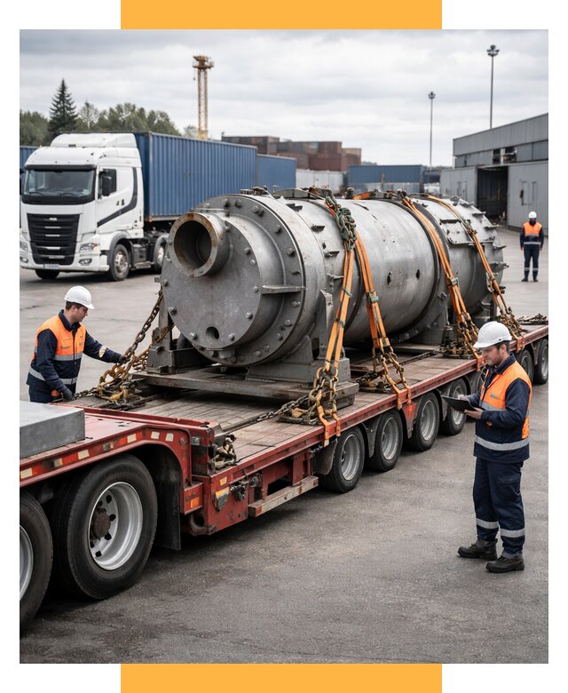 Перевозка тяжеловесных грузов под ключ от 154455 р. | СетСервис-Утк