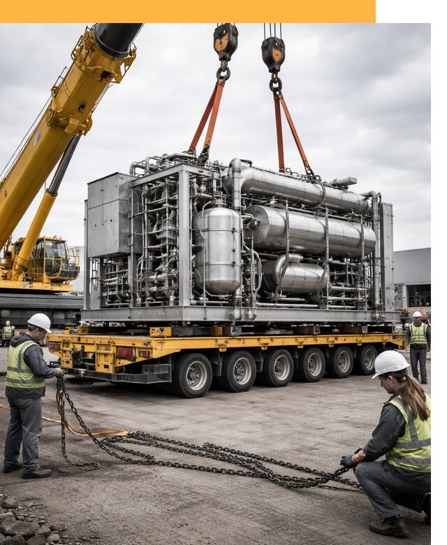 Перевозка тяжеловесных грузов по миру от 154455 руб