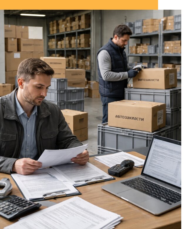 Таможенное оформление автозапчастей по выгодным тарифам от 8752